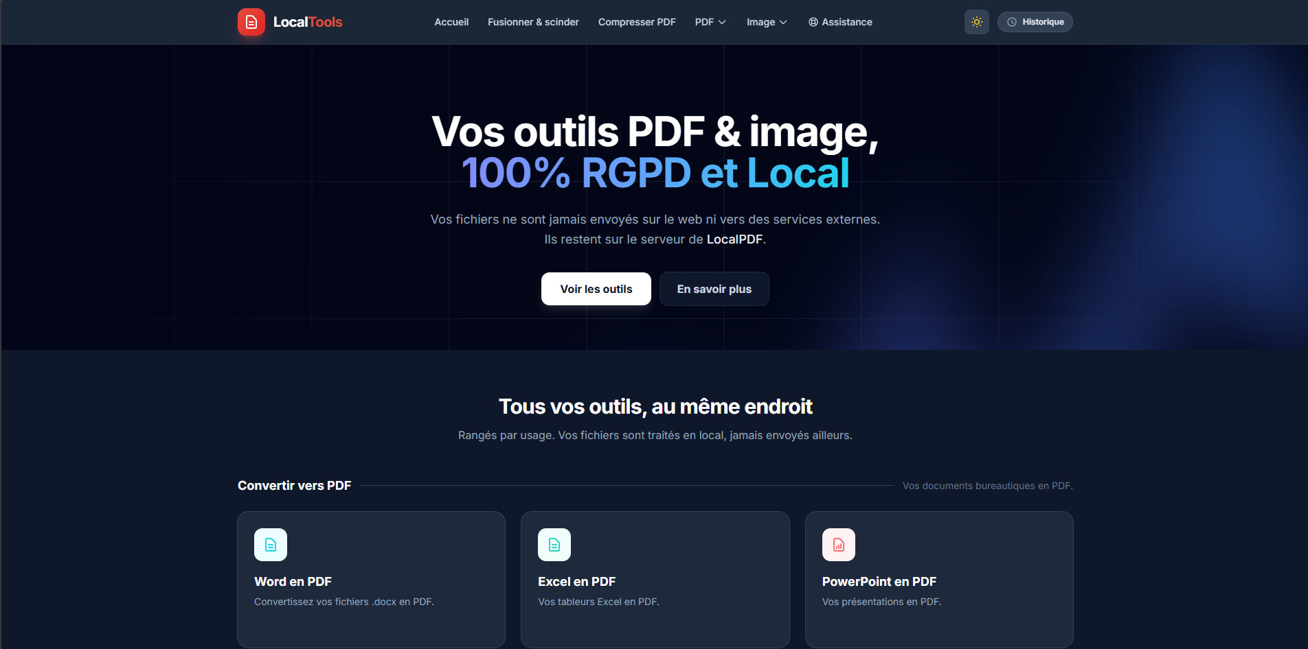 LocalTools — catalogue d'outils