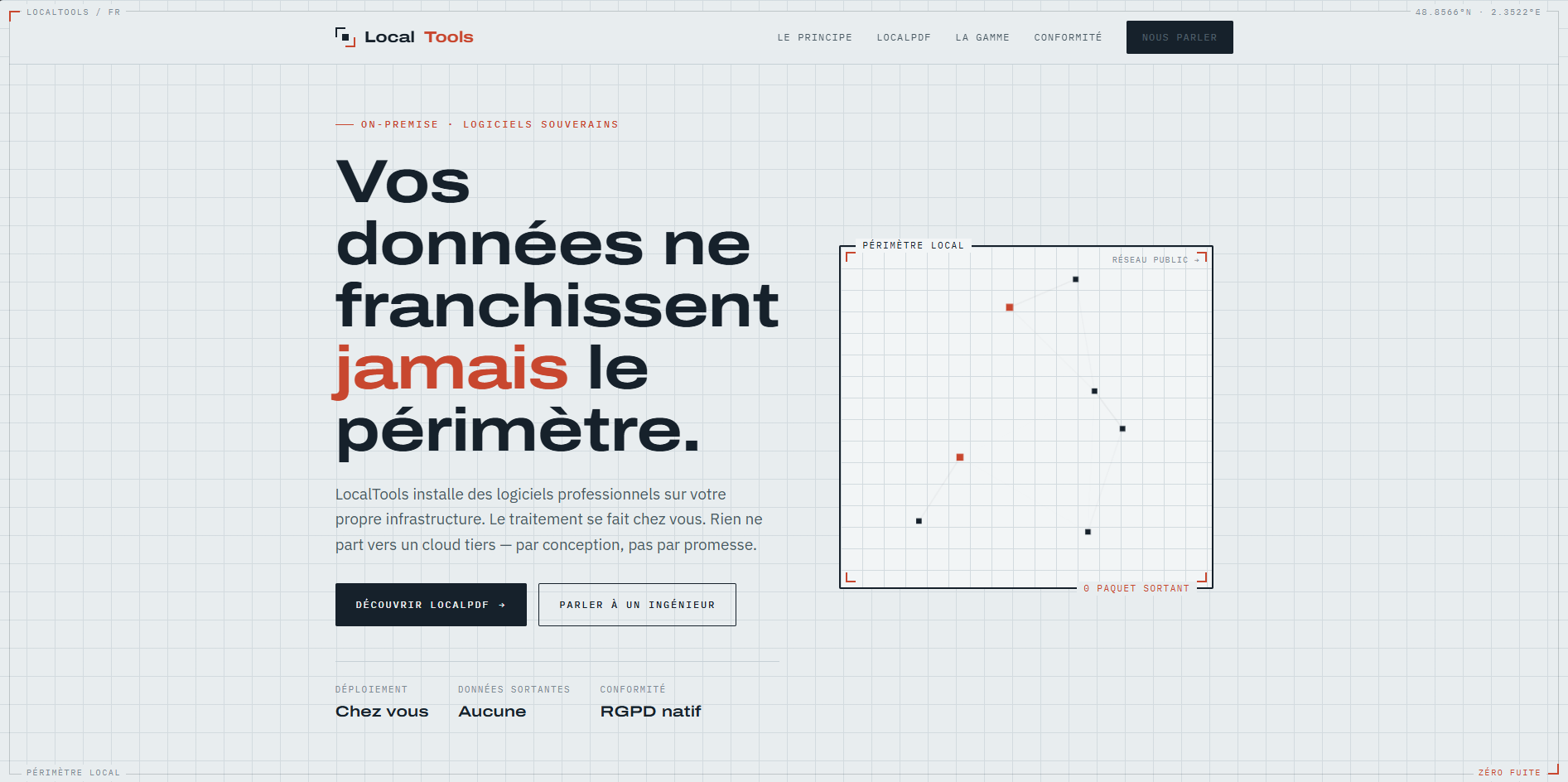 LocalTools — page d'accueil